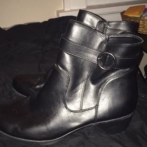 Pair of black boots